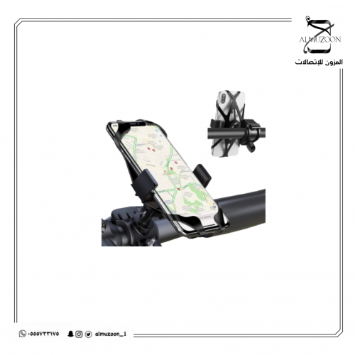 حامل هاتف للدراجة الهوائية حماية مزدوجة