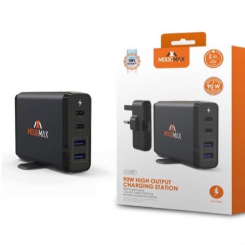منصة شحن 4 منافذ بقدرة 90W - موج ماكس