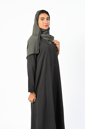 عباية بالطو كريب بأزرار