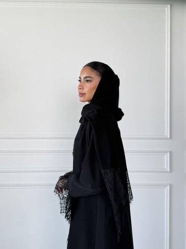 عباية بليزر دانتيل ا نجمة تماراي