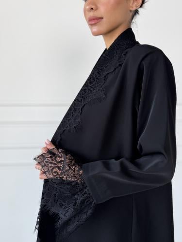 عباية بليزر دانتيل ا نجمة تماراي