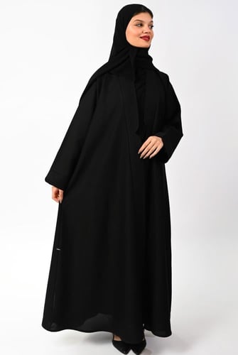 عباية بياقة طويلة