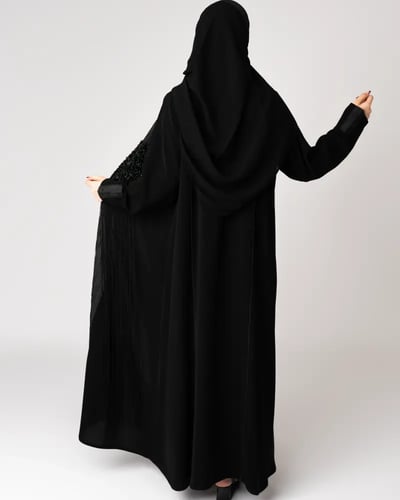 عباية هدب بفصوص ا نجمة تماراي