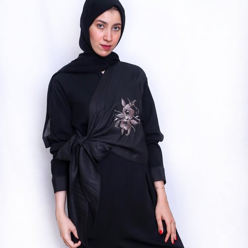 عباية تماراي شال بربطة جانبية