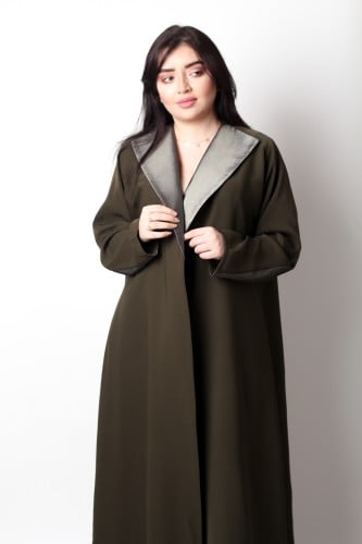 عباية كلوش زيتي