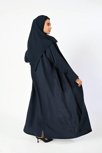 عباية بالطو كريب كحلي