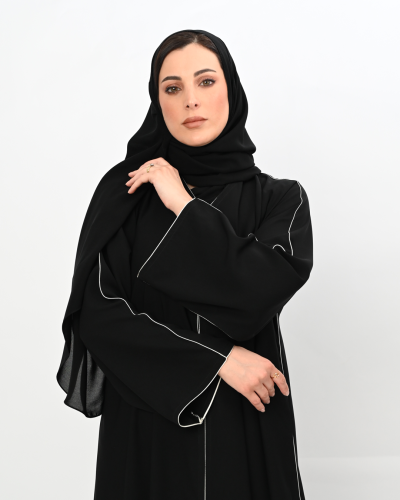 عباية محددة بالقيطان الياباني