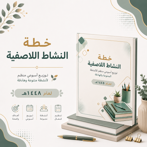 خطة النشاط اللاصفي ( جميع المناطق) 1448
