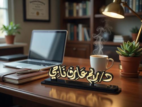 لوحة اسم مكتبية