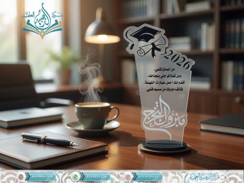 درع تخرج إكريليك