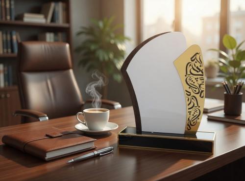درع كبير فاخر جداً مع غطاء من الإكريليك
