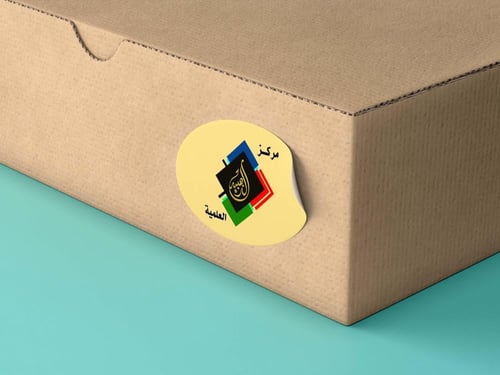 طباعة ستيكرات 4 سم - 100 حبة