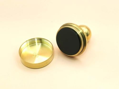 ختم نحاسي ليزر بيضاوي 3.8 سم