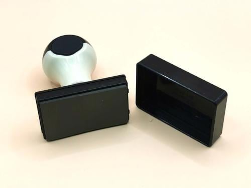 ختم ليزر مستطيل 4*3 سم