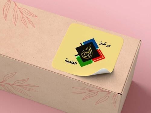 طباعة ستيكرات 4 سم - 100 حبة