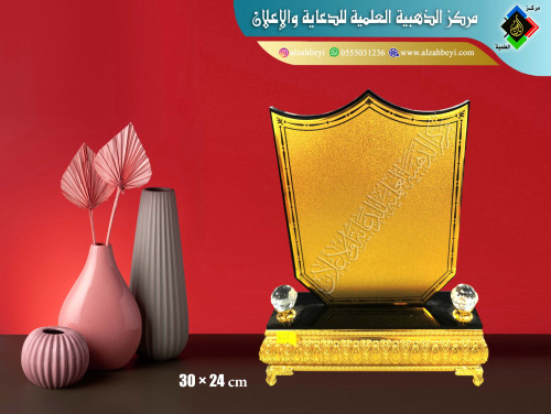 درع إكريليك صغير