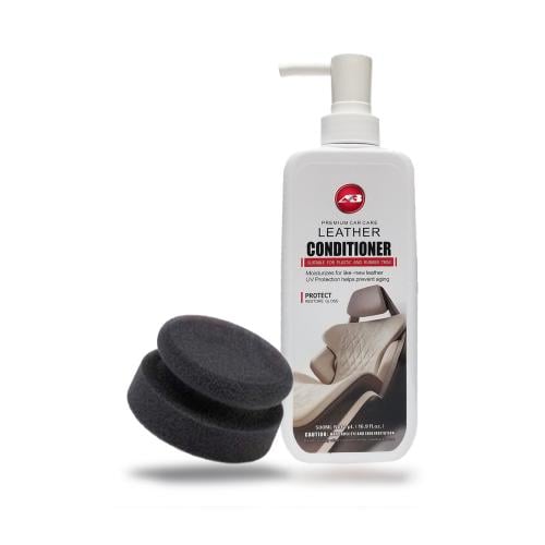 بكج ملمع جلد وبلاستيك من اوتوبرايت مع اسفنج