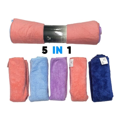 6 مجموعات | قماش تمسيح ناعم مايكروفايبر 40*40 | JB...