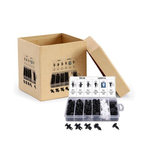 طقم كلبسات متنوعة للسيارات - درزن - عدد 12 حبة - ع...