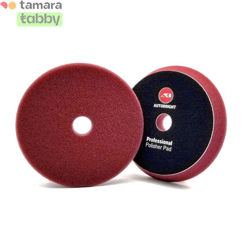 اسفنج تلميع دوال اكشن خشن عنابي | 7 انش اوتو برايت