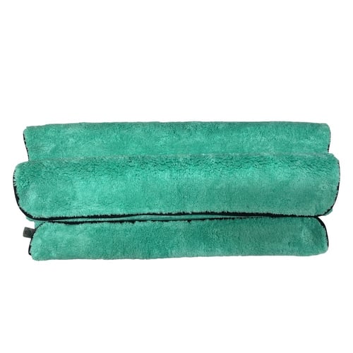 قماش تنشيف مايكروفايبر ازرق 80*60 | 1500 جي اس ام