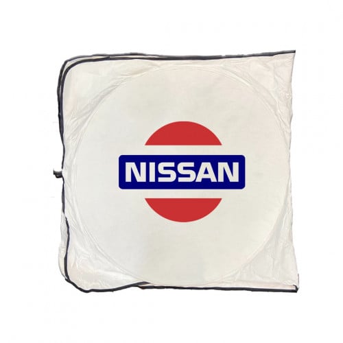 شماسية مدور - بعلامة - شعار - نيسان قديم