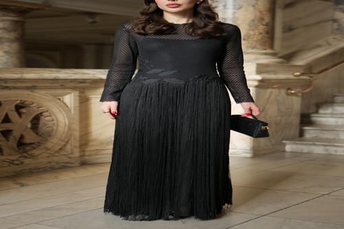 فستان بلاك رافلز