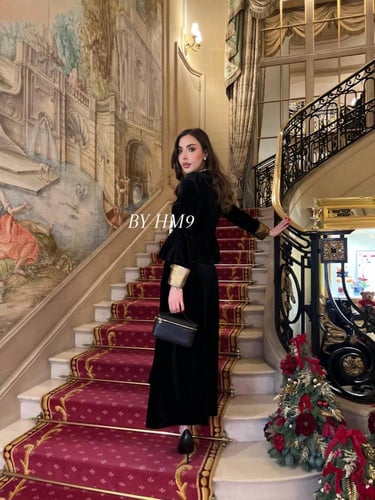 طقم تيور مخمل قولد