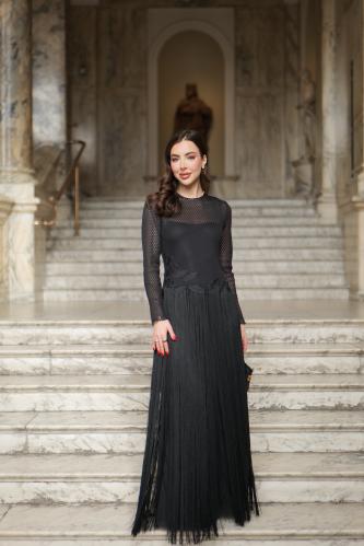 فستان بلاك رافلز