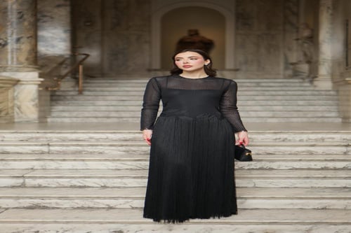 فستان بلاك رافلز