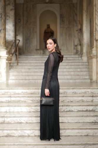 فستان بلاك رافلز