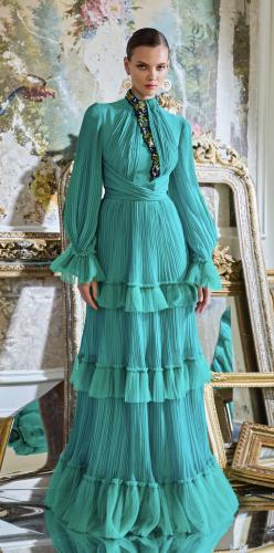 فستان بلاسيه مكسر بكرستال