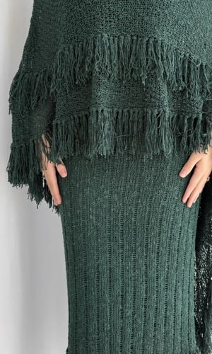 فستان لونا تشيك زيتي