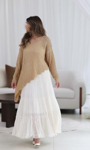 فستان قولد ستيج