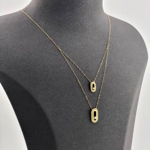 عقد ناعم دورين بتصميم عالمي بزاركون نقي عيار 18