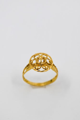 خاتم حبال المنسف ذهب صافي عيار 21