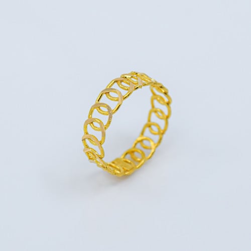 دبله مرنه تتشكل الدوائر المتشابكه لتكون جنزير ناعم...