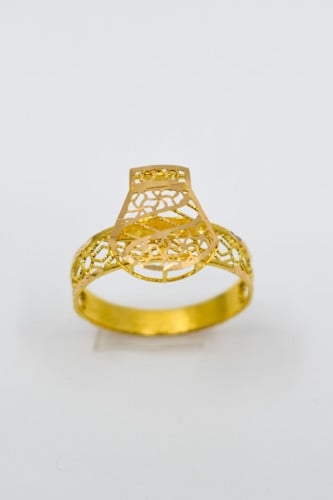 خاتم قلعة الذهب فخامة ومظهر خاص من الذهب الصافي عي...