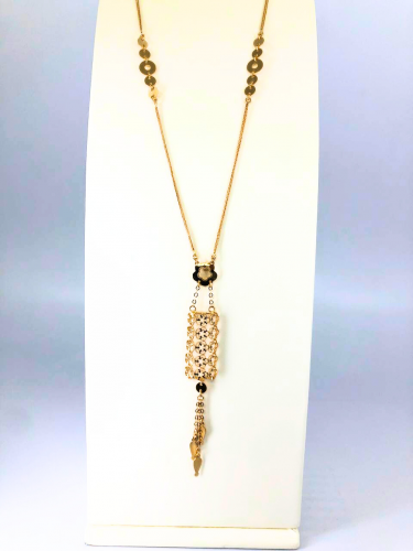 سبحة تصميم باولا بسلاسل بوكس عملية جدا ذهب صافي عي...