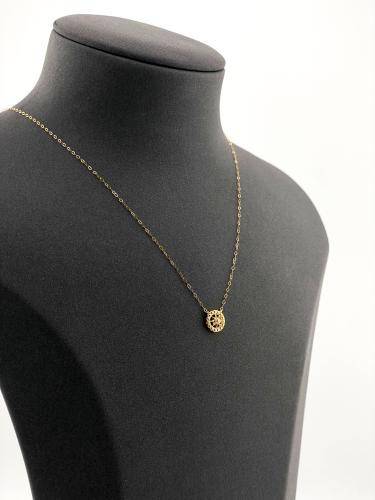 عقد ناعم بتصميم عالمي بزاركون نقي عيار 21