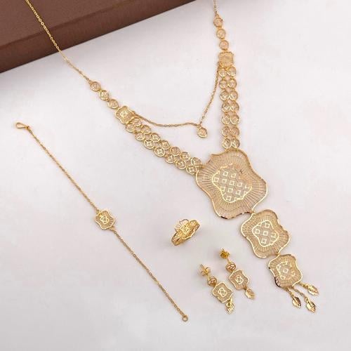 طقم درع فاخر ذهب صافي عيار 21