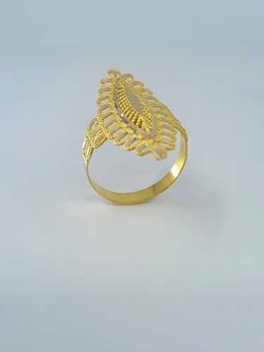 خاتم ذهب عيار ٢١ زخرفة