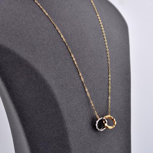 عقد ناعم بتصميم عالمي ذهب صافي