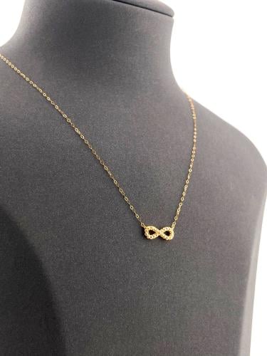 عقد ناعم بتصميم عالمي بزاركون نقي عيار 21