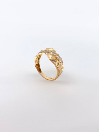 خاتم تصميم قوالب الجواهر الصب من الذهب ممزوجة بخطو...