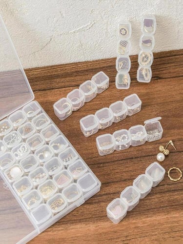 صندق شفاف للخرز 26شبكة