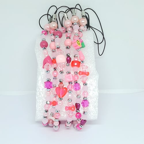 تعليقة جوال- وردي