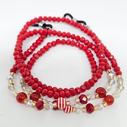 تعليقة نظارة أنيقة - أحمر