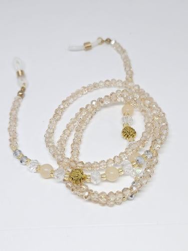 تعليقة نظارة أنيقة - بيج