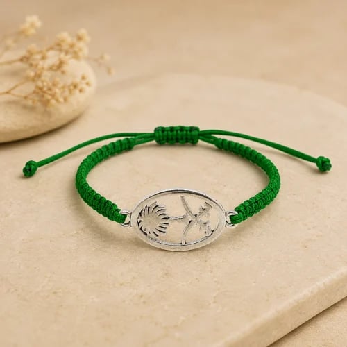National threads bracelet silver large